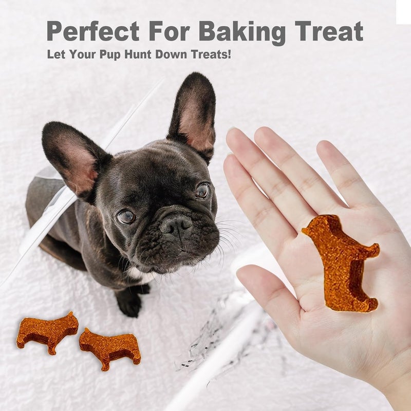 ACOOKEE French Bulldog Ice Cube Mold, Fun Shapes Frenchie Bull Dog Ice Cube Tray, Silicone Dog Treat Mold, Cute Novelty French Bulldog Gifts for Baking & Freezing Decor, BPA Free & Heat Resistant - Image 4